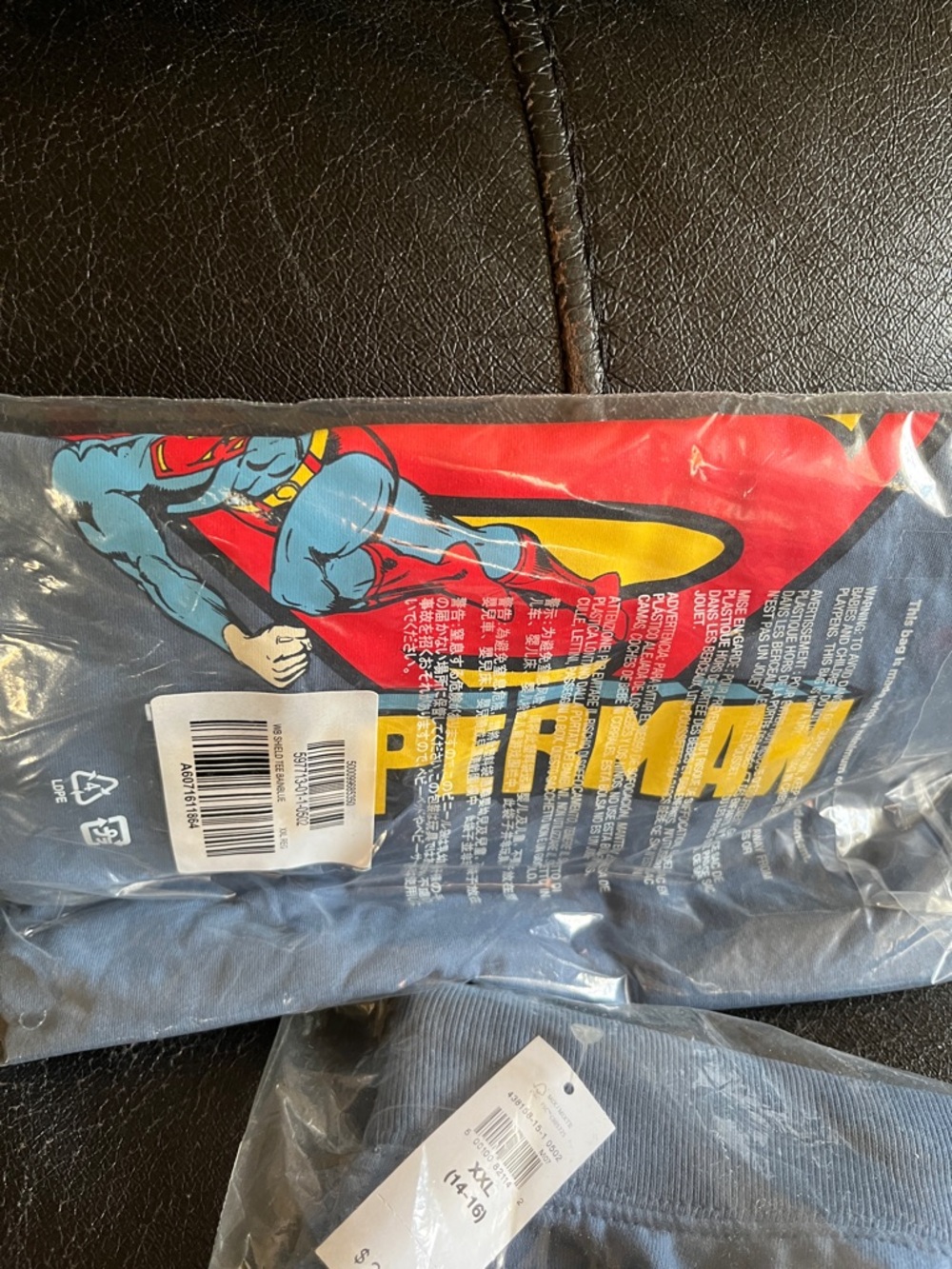 GAP Superman Graphic Costume Top - Blue, Red, Yellow short set
